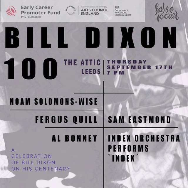 Poster for Bill Dixon 100
