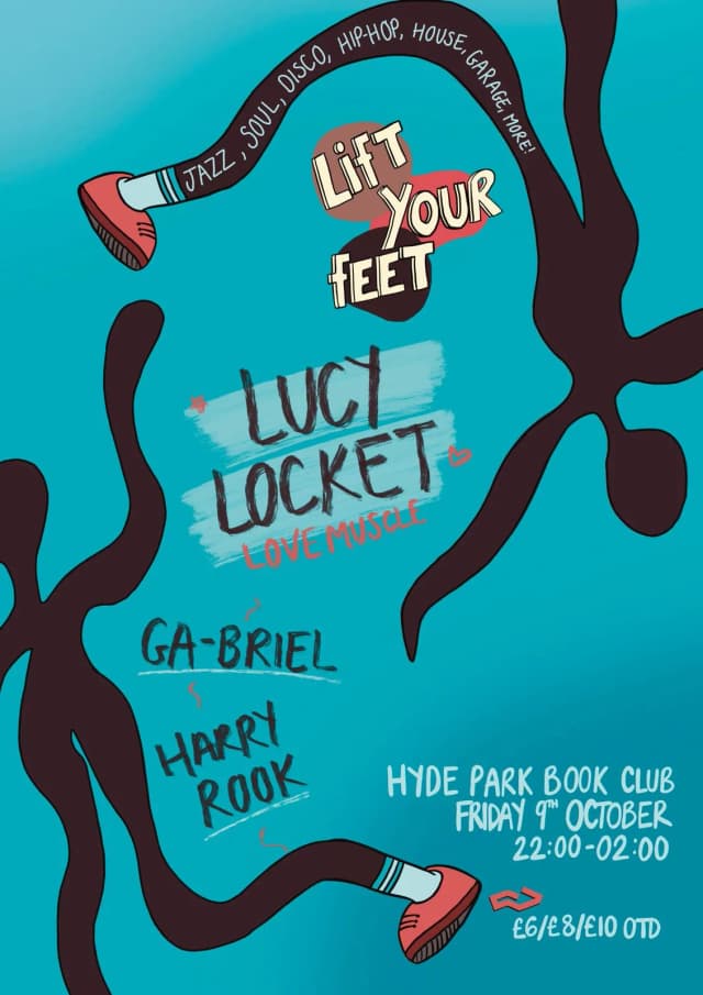 Poster for Lift Your Feet - Lucy Locket + Residents