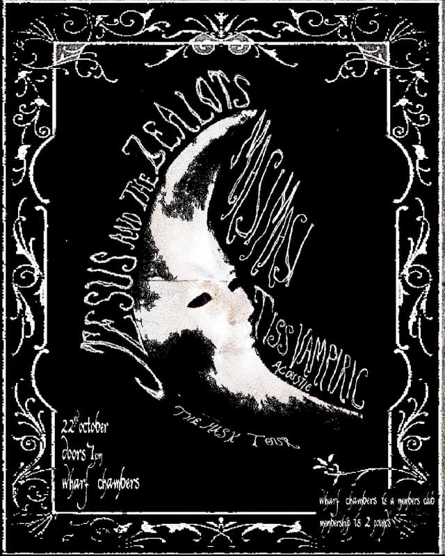 Poster for Jesus & The Zealots 'The Mask' Tour