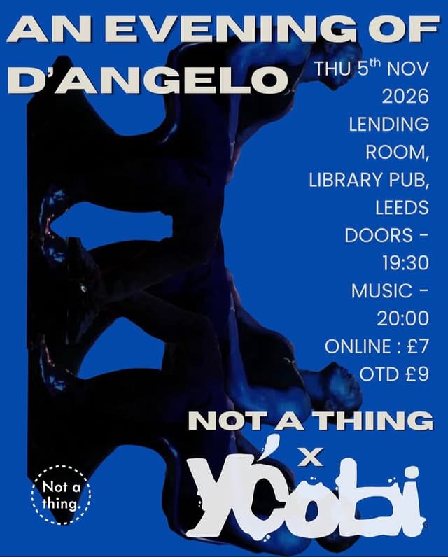 Poster for An Evening of D'Angelo