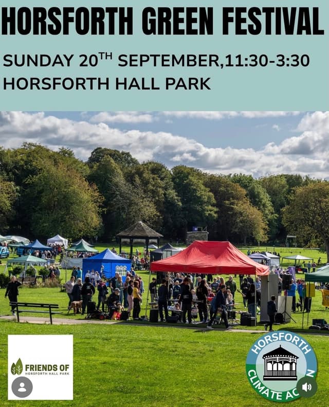 Poster for Horsforth Green Festival 2026