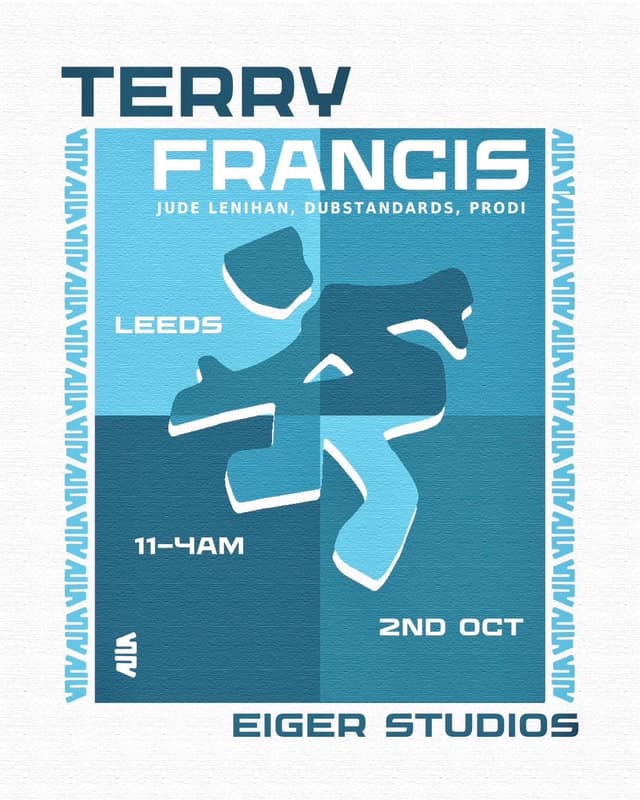 Poster for Standard Records presents: Terry Francis