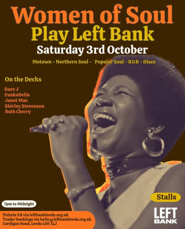Poster for Women of Soul: FunkaDelia, Janet Mae, Ruth Cherry, Shirley Stevenson, Suze J