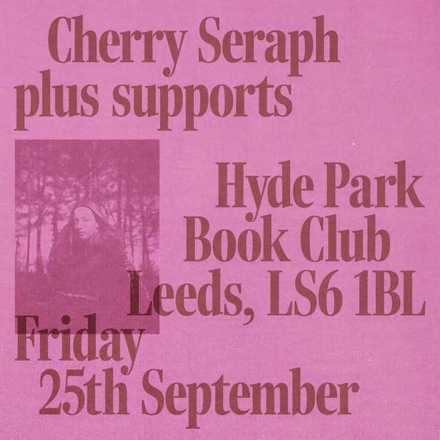 Poster for Cherry Seraph EP Launch Show