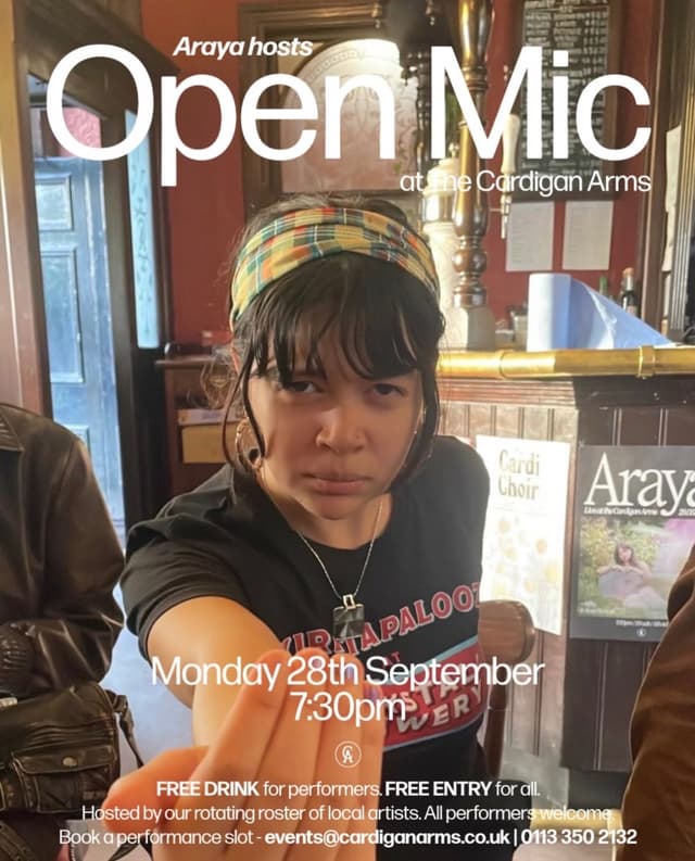 Poster for Open Mic: Araya