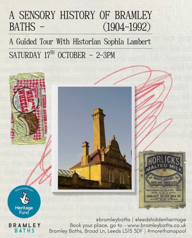 Poster for A Sensory History of Bramley Baths - (1904-1992): Sophia Lambert
