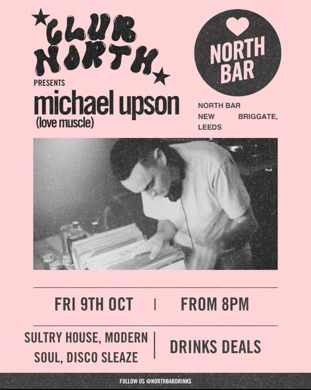Poster for Club North: Michael Upson