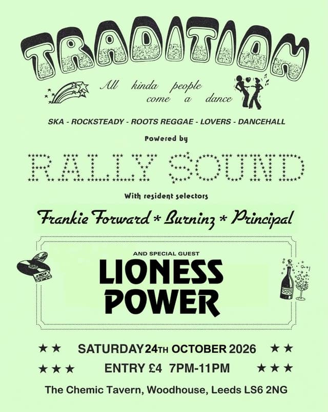 Poster for Tradition powered by Rally Sound