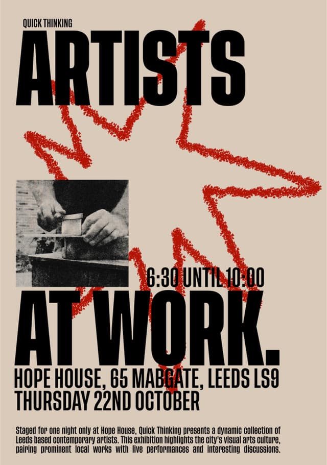 Poster for Artists at Work