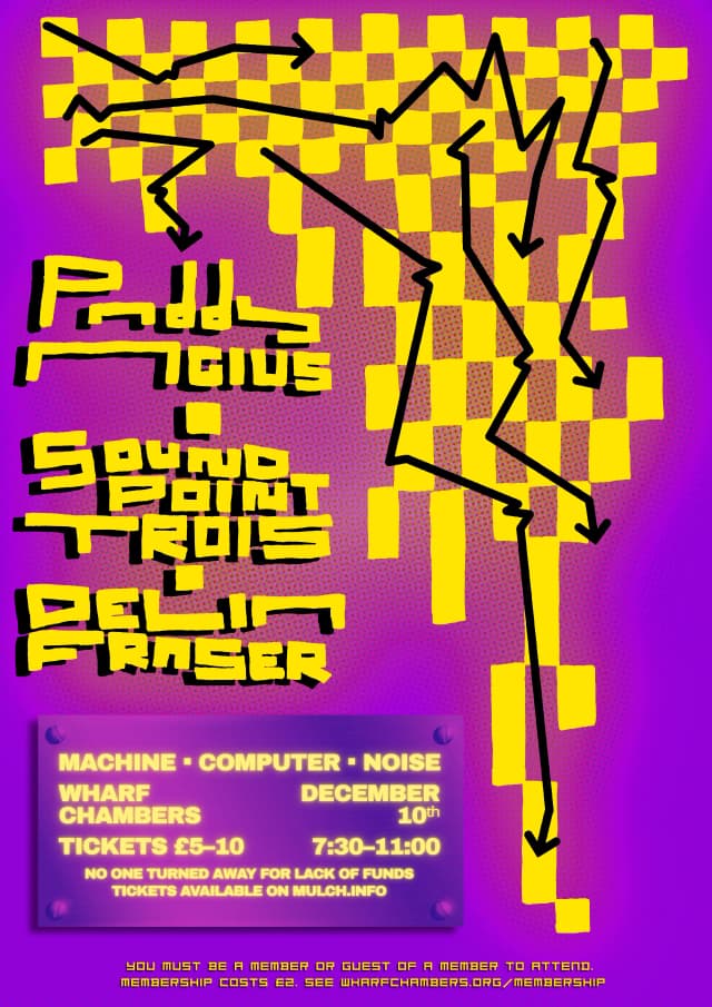 Poster for Paddy Agius / Sound Point Trois / Delia Fraser