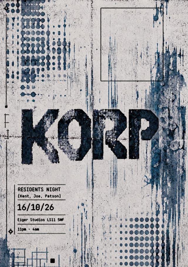 Poster for KORP w / residents