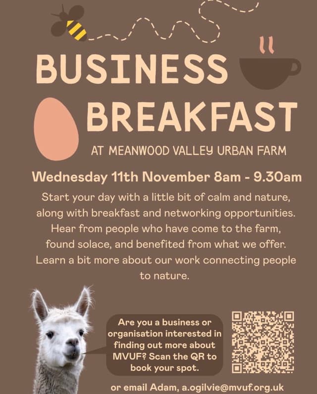 Poster for Business Breakfast