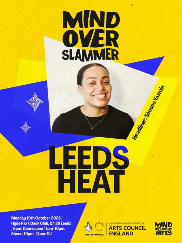 Poster for Mind Over Slammer: Leeds Heat: Simone Yasmin