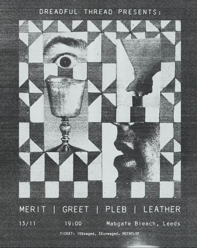 Poster for Dreadful Thread: Greet, Leather, Merit, Pleb
